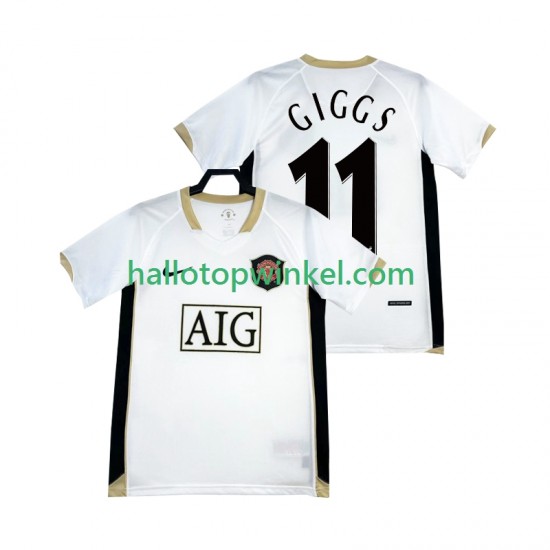 Manchester United Voetbalshirt GIGGS 11 -2007 Retro Heren Uit Tenue 2006 Korte Mouw