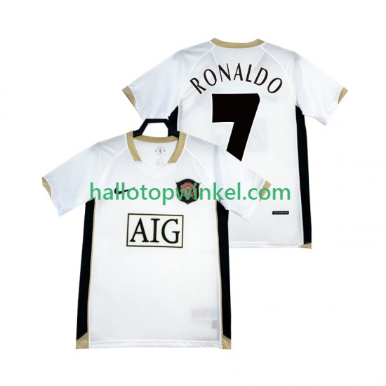 Manchester United Voetbalshirt RONALDO 7 -2007 Retro Heren Uit Tenue 2006 Korte Mouw