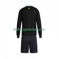 Manchester United Voetbalshirt Kleuters/Kids Derde Tenue 2025-2026 Lange Mouw