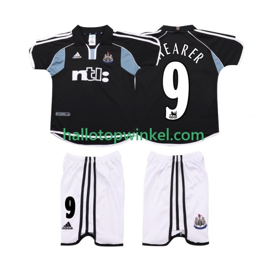 Newcastle United Voetbalshirt SHEARER 9 2000 2001 Retro Kleuters/Kids Uit Tenue Korte Mouw