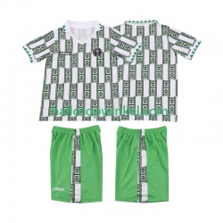 Nigeria Voetbalshirt Retro Kleuters/Kids Uit Tenue 1994 Korte Mouw