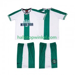 Nigeria Voetbalshirt 1996 Retro Kleuters/Kids Uit Tenue Korte Mouw