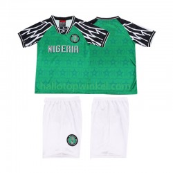 Nigeria Voetbalshirt 1995 Retro Kleuters/Kids Thuis Tenue Korte Mouw