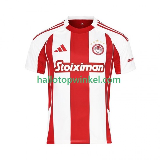 Olympiacos Voetbalshirt Heren Thuis Tenue 2025-2026 Korte Mouw