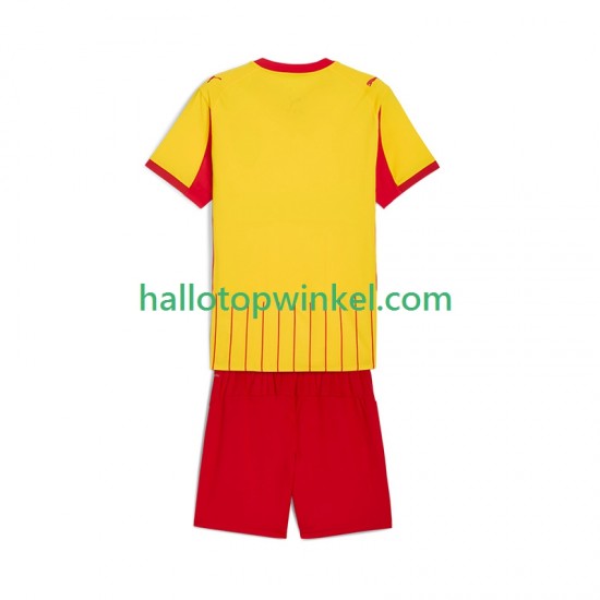 RC Lens Voetbalshirt Kleuters/Kids Thuis Tenue 2025-2026 Korte Mouw