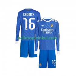 Real Madrid Voetbalshirt Endrick 16 Kleuters/Kids Derde Tenue 2025-2026 Lange Mouw