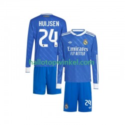 Real Madrid Voetbalshirt Huijsen 24 Kleuters/Kids Derde Tenue 2025-2026 Lange Mouw