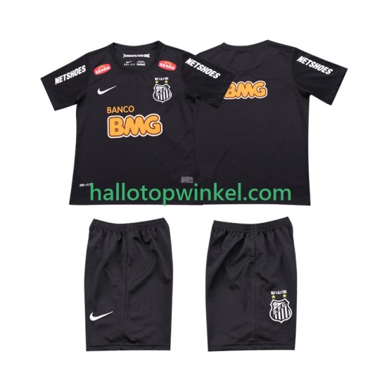 Voetbalshirt Santos Classic 2012 2013 Retro Kleuters/Kids Uit Tenue Korte Mouw