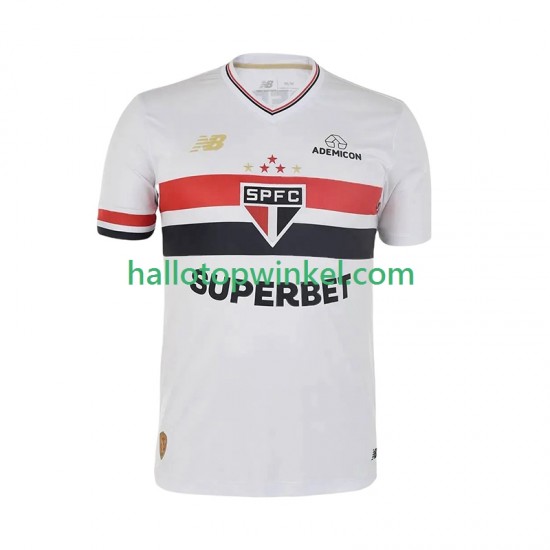 Sao Paulo Voetbalshirt Heren Thuis Tenue 2025-2026 Korte Mouw