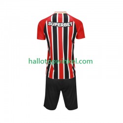 Sao Paulo Voetbalshirt Kleuters/Kids Uit Tenue 2025-2026 Korte Mouw