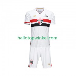 Sao Paulo Voetbalshirt Kleuters/Kids Thuis Tenue 2025-2026 Korte Mouw