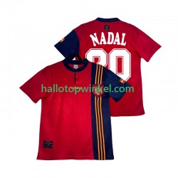 Spanje Voetbalshirt NADAL 20 1996 Retro Heren Thuis Tenue Korte Mouw