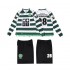 Sporting CP Voetbalshirt Cristiano Ronaldo 28 2001 2003 Retro Kleuters/Kids Thuis Tenue Lange Mouw