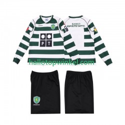 Sporting CP Voetbalshirt 2001 2003 Retro Kleuters/Kids Thuis Tenue Lange Mouw