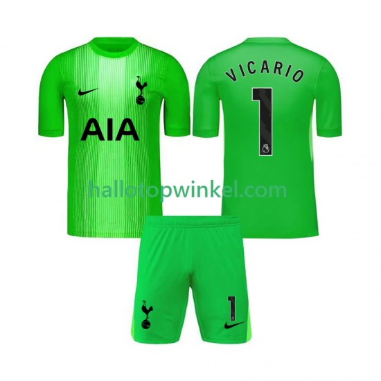 Tottenham Hotspur Voetbalshirt Guglielmo Vicario 1 Doelman Kleuters/Kids Thuis Tenue 2025-2026 Korte Mouw