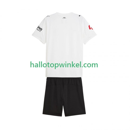 Valencia CF Voetbalshirt Kleuters/Kids Thuis Tenue 2025-2026 Korte Mouw