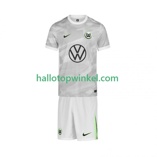 VfL Wolfsburg Voetbalshirt Kleuters/Kids Uit Tenue 2025-2026 Korte Mouw