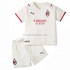 AC Milan Voetbalshirt Kleuters/Kids Uit Tenue 2021-2022 Korte Mouw