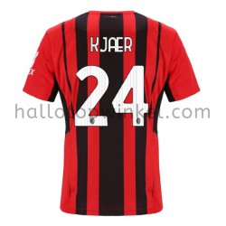 AC Milan Voetbalshirt Simon Kjaer 24 Thuis Tenue 2021-2022 Korte Mouw