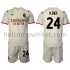 AC Milan Voetbalshirt Simon Kjaer 24 Kleuters/Kids Uit Tenue 2021-2022 Korte Mouw