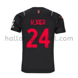 AC Milan Voetbalshirt Simon Kjaer 24 Derde Tenue 2021-2022 Korte Mouw