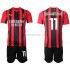 AC Milan Voetbalshirt Zlatan Ibrahimovic 11 Kleuters/Kids Thuis Tenue 2021-2022 Korte Mouw