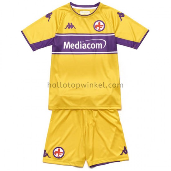ACF Fiorentina Voetbalshirt Kleuters/Kids Derde Tenue 2021-2022 Korte Mouw