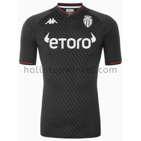 AS Monaco Voetbalshirt Uit Tenue 2021-2022 Korte Mouw