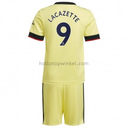 Arsenal Voetbalshirt Alexandre Lacazette 9 Kleuters/Kids Uit Tenue 2021-2022 Korte Mouw