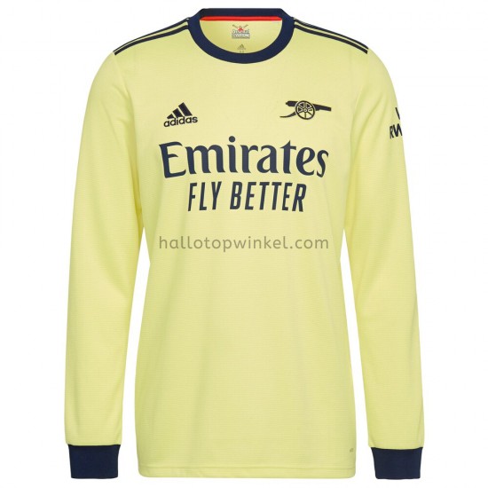 Arsenal Voetbalshirt Uit Tenue 2021-2022 Lange Mouw