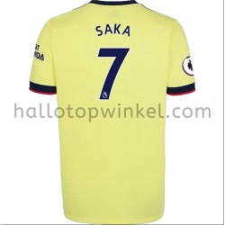 Arsenal Voetbalshirt Bukayo Saka 7 Uit Tenue 2021-2022 Korte Mouw