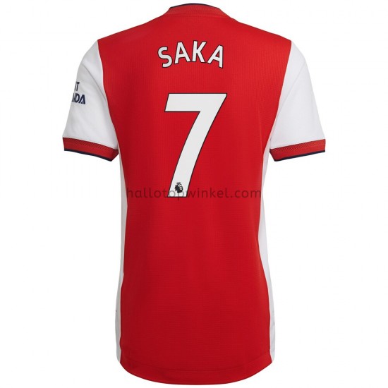 Arsenal Voetbalshirt Bukayo Saka 7 Thuis Tenue 2021-2022 Korte Mouw