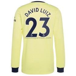 Arsenal Voetbalshirt David Luiz 23 Uit Tenue 2021-2022 Lange Mouw