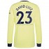 Arsenal Voetbalshirt David Luiz 23 Uit Tenue 2021-2022 Lange Mouw