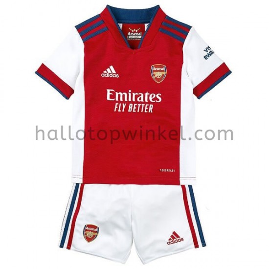 Arsenal Voetbalshirt Kleuters/Kids Thuis Tenue 2021-2022 Korte Mouw