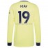 Arsenal Voetbalshirt Nicolas Pepe 19 Uit Tenue 2021-2022 Lange Mouw