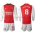 Arsenal Voetbalshirt Odegaard 8 Kleuters/Kids Thuis Tenue 2021-2022 Lange Mouw