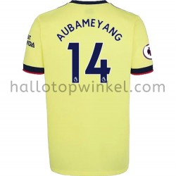 Arsenal Voetbalshirt Pierre-Emerick Aubameyang 14 Uit Tenue 2021-2022 Korte Mouw