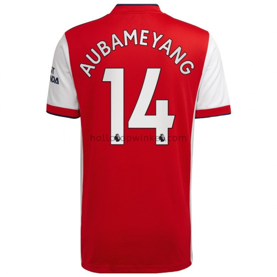 Arsenal Voetbalshirt Pierre-Emerick Aubameyang 14 Thuis Tenue 2021-2022 Korte Mouw