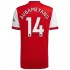 Arsenal Voetbalshirt Pierre-Emerick Aubameyang 14 Thuis Tenue 2021-2022 Korte Mouw