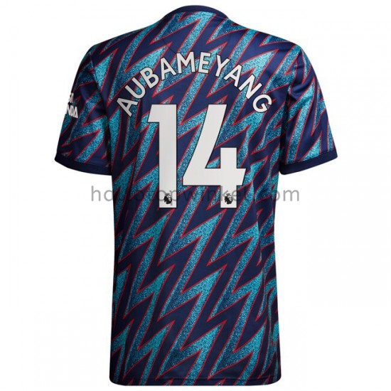 Arsenal Voetbalshirt Pierre-Emerick Aubameyang 14 Derde Tenue 2021-2022 Korte Mouw