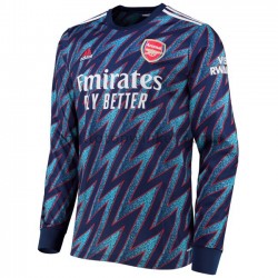 Arsenal Voetbalshirt Derde Tenue 2021-2022 Lange Mouw