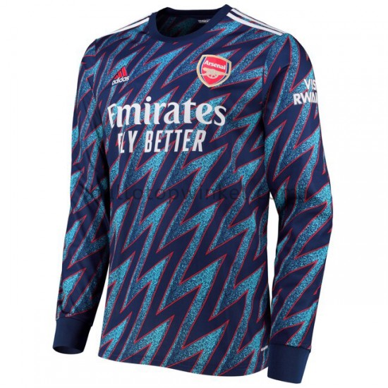 Arsenal Voetbalshirt Derde Tenue 2021-2022 Lange Mouw