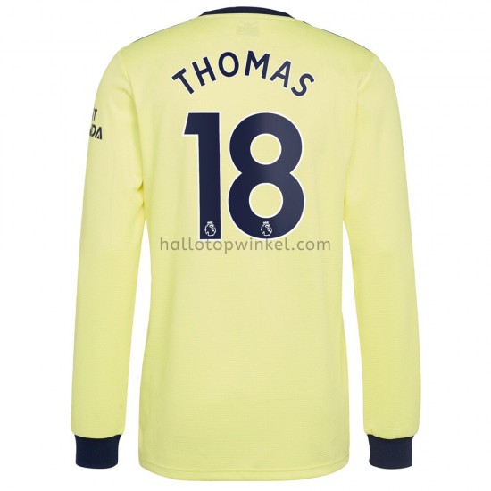 Arsenal Voetbalshirt Thomas Partey 18 Uit Tenue 2021-2022 Lange Mouw