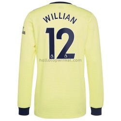 Arsenal Voetbalshirt Willian 12 Uit Tenue 2021-2022 Lange Mouw