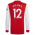 Arsenal Voetbalshirt Willian 12 Thuis Tenue 2021-2022 Lange Mouw