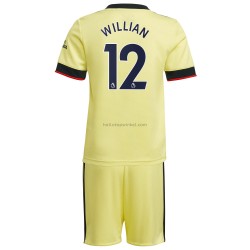 Arsenal Voetbalshirt Willian 12 Kleuters/Kids Uit Tenue 2021-2022 Korte Mouw