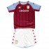 Aston Villa Voetbalshirt Kleuters/Kids Thuis Tenue 2021-2022 Korte Mouw