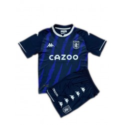 Aston Villa Voetbalshirt Kleuters/Kids Derde Tenue 2021-2022 Korte Mouw