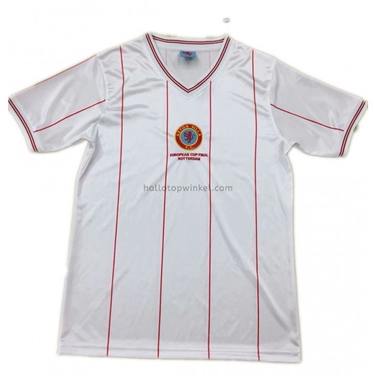 Aston Villa Voetbalshirt Retro Uit Tenue 1982 Korte Mouw